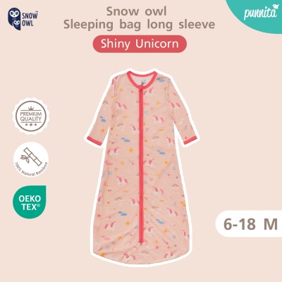 New Collection!! SNOW OWL Sleeping Bag ถุงนอนนุ่มๆ สำหรับเด็ก 6-12 M - Shiny Unicorn